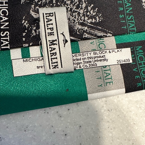 Michigan State Spartans Block & Play Tie
Necktie. Ralph Marlin. Go Green…Go… - Picture 8 of 15